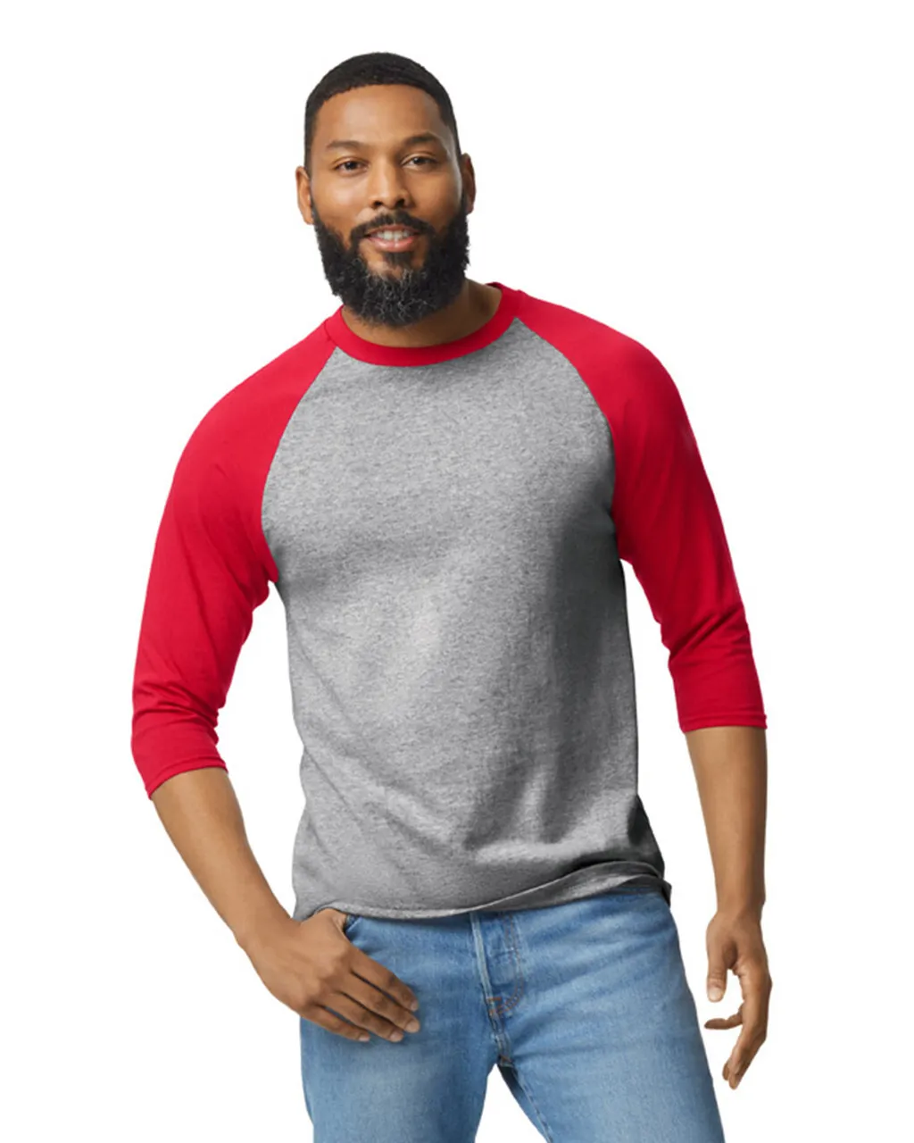 Gildan® 5700 Adult 3/4 Raglan T-Shirt