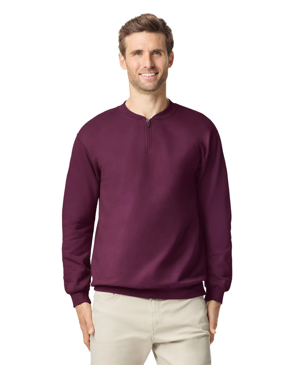 Gildan® SF008 Softstyle Midweight Adult Fleece 1/4 Zip Sweatshirt